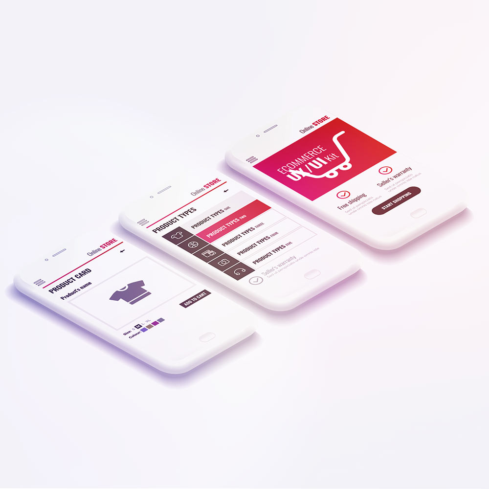 Screendesigns für Website erstellen