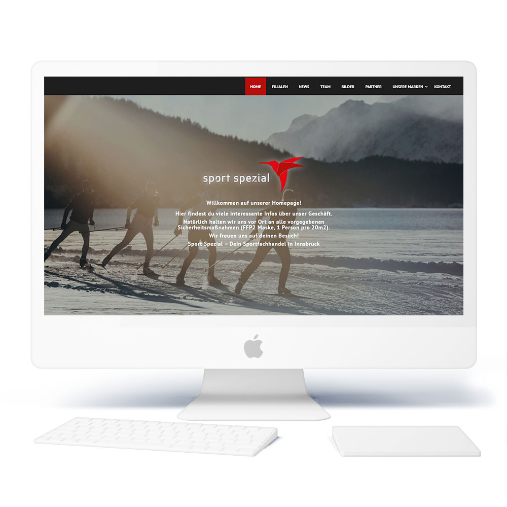 Responsive Website für Sportartikel-Händler
