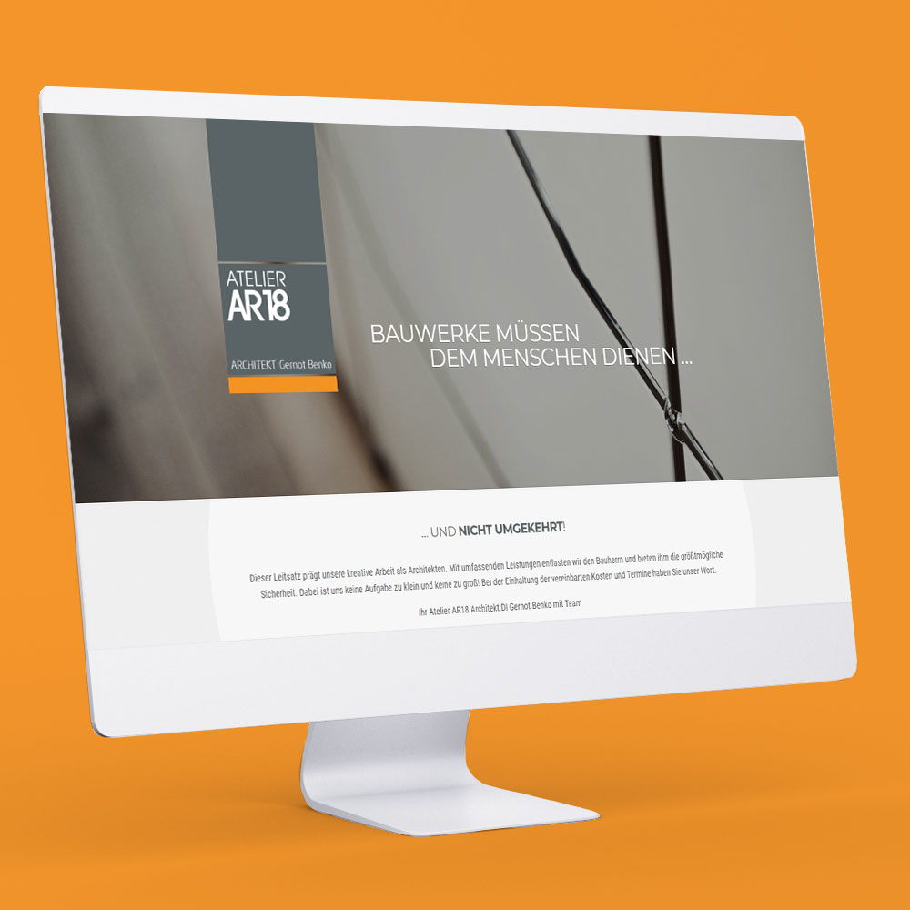Responsive Website für Architekturbüro