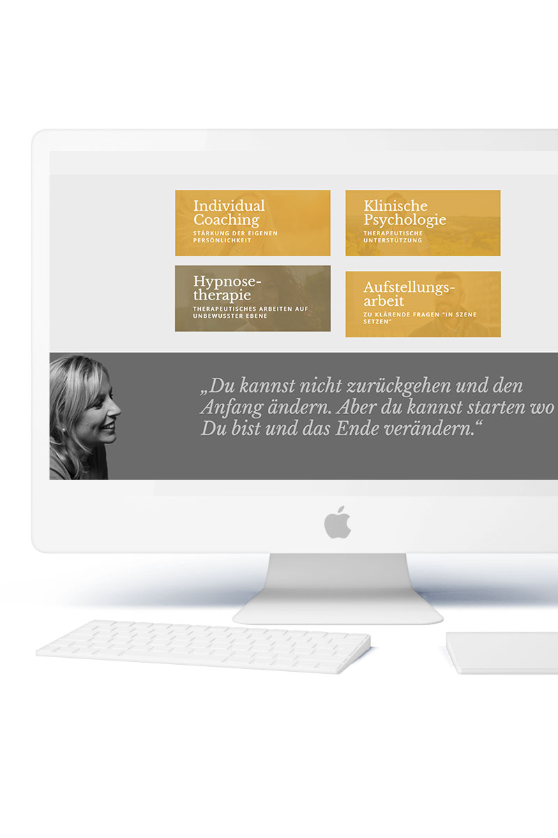 Responsive Website für Psychologin