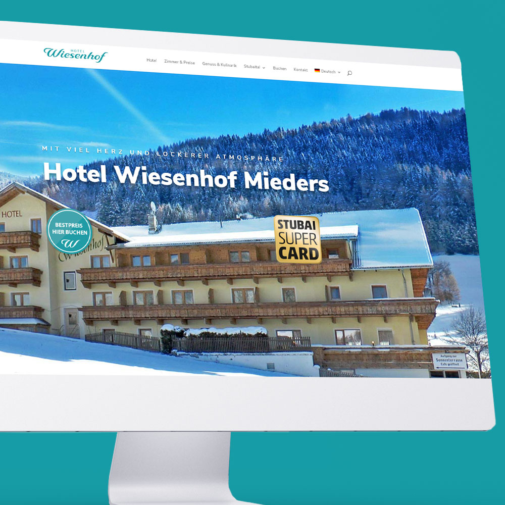 Website für Hotel