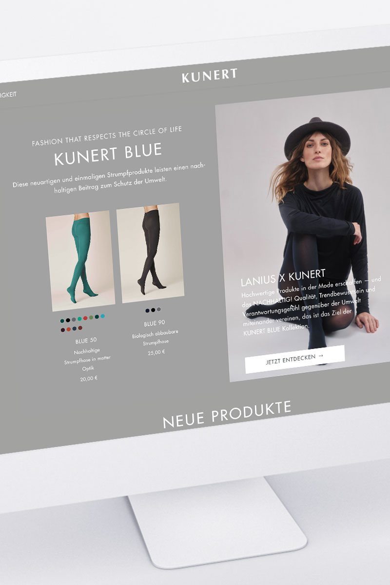 Magento Onlineshop für Fashion Brand